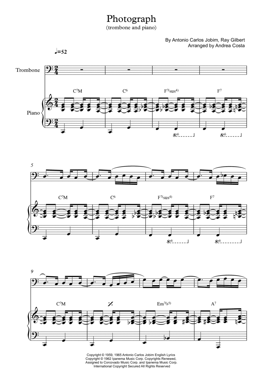 Photograph (arr. Andrea Costa)