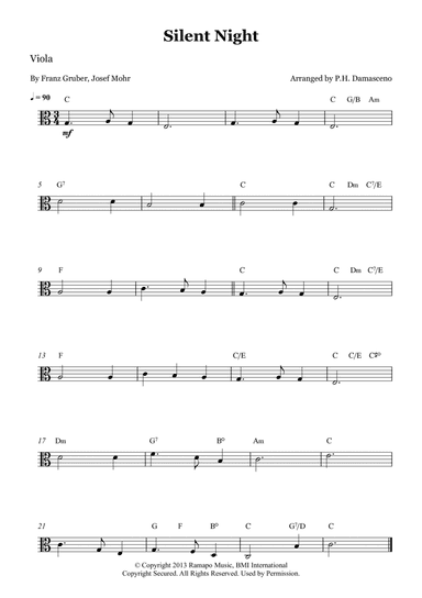 Silent Night (arr. P.H. Damasceno)