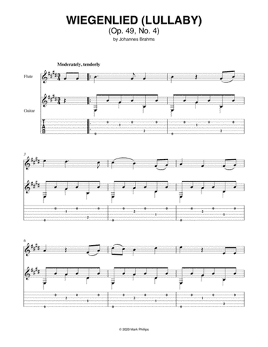Wiegenlied (Lullaby) (arr. Mark Phillips)