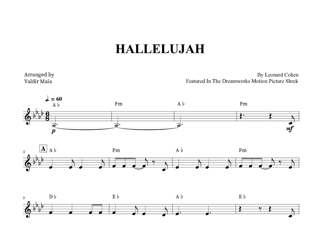 Hallelujah (arr. Valdir Maia)