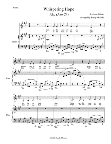 Whispering Hope (arr. Sandy McIntire)