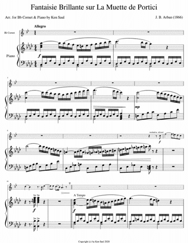 Arban Fantaisie Brillante sur La Muette de Portici (arr. Ken Saul)