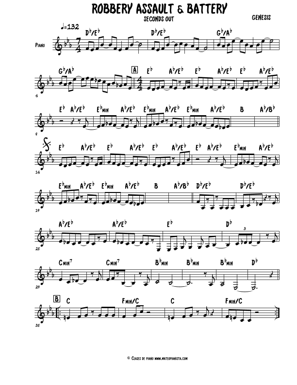 Robbery, Assault And Battery (arr. Mateo Aguilar)