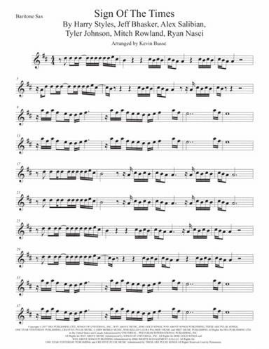 Sign Of The Times (arr. Kevin Busse)