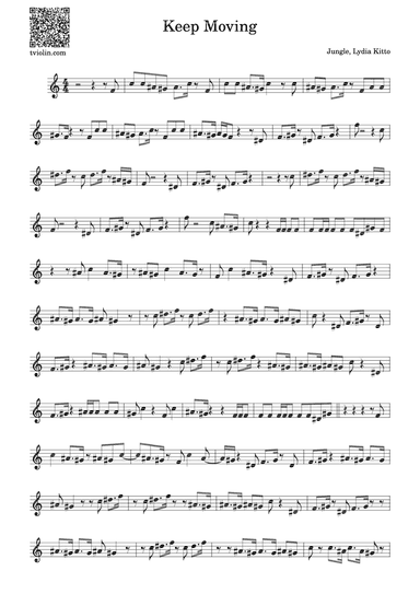 Keep Moving (arr. Tanya Sonkina)