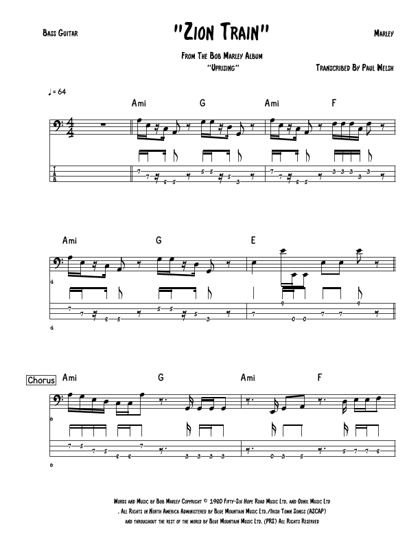 Zion Train (arr. Accubass)