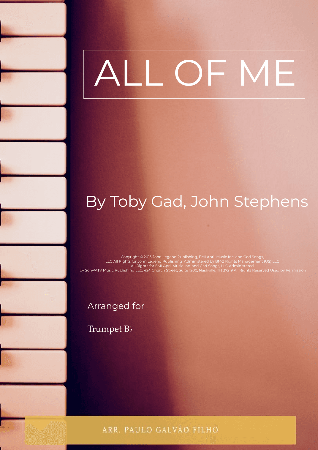 All Of Me (arr. Paulo Galvão)