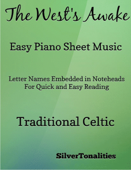 The West's Awake Easy Piano Sheet Music (arr. SilverTonalities)