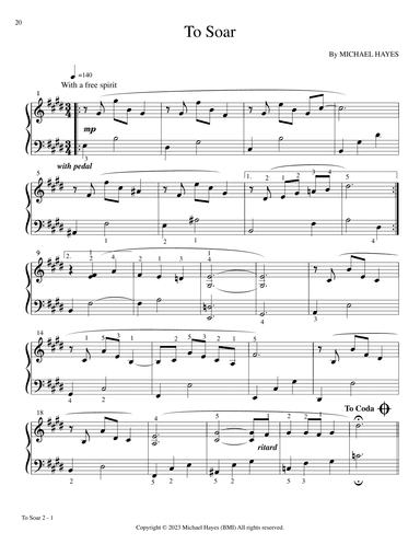 To Soar - From 24 Short Piano Pieces in All Keys