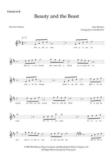 Beauty And The Beast (arr. Cadu Barcelos)