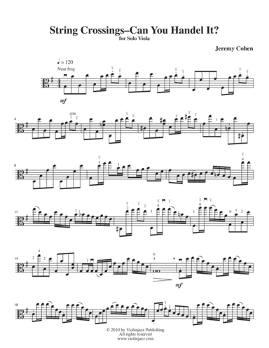 String Crossings––Can You Handel It? (solo viola)