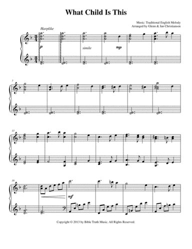 What Child Is This? (arr. Glenn & Jan Christianson)