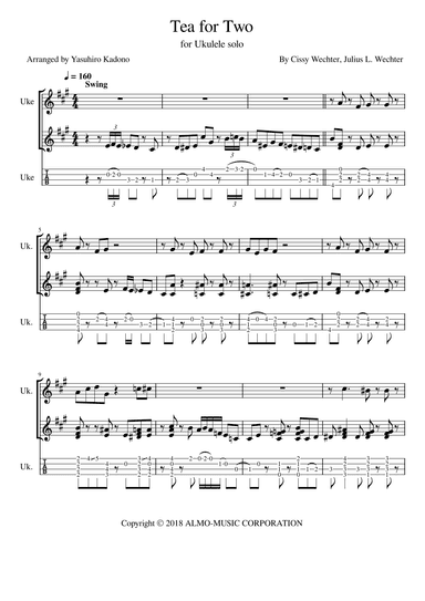 Two For Tea (arr. Yasuhiro Kadono)