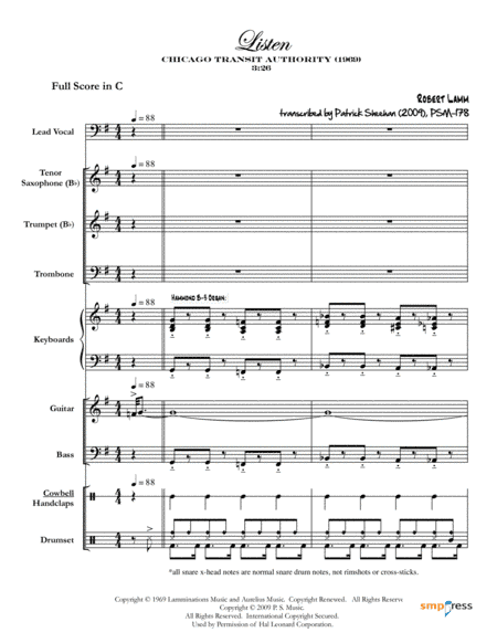 Listen (arr. Patrick Sheehan)