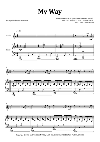 I Did It My Way (arr. Glauco Fernandes)