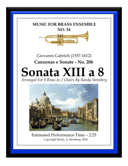 Sonata XIII a 8 - No. 206 (arr. Randy A. Steinberg)