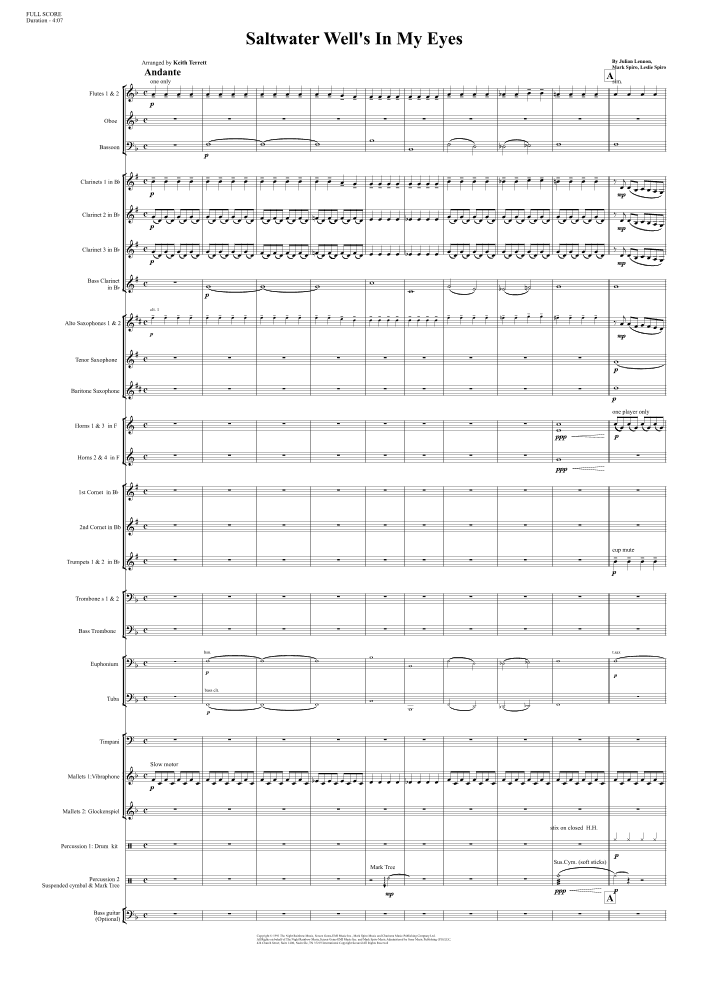 Saltwater (arr. Keith Terrett)