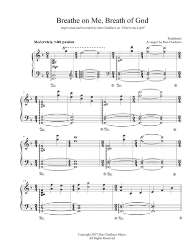 Breathe on Me, Breath of God (arr. Dan Chadburn)