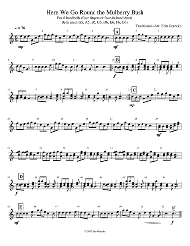 Here We Go Round the Mulberry Bush (arr. Erin Gerecke)