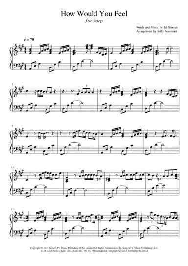 How Would You Feel (paean) (arr. Sally Beaumont)