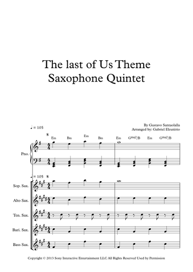 The Last Of Us (arr. Gabriel Eleutério)