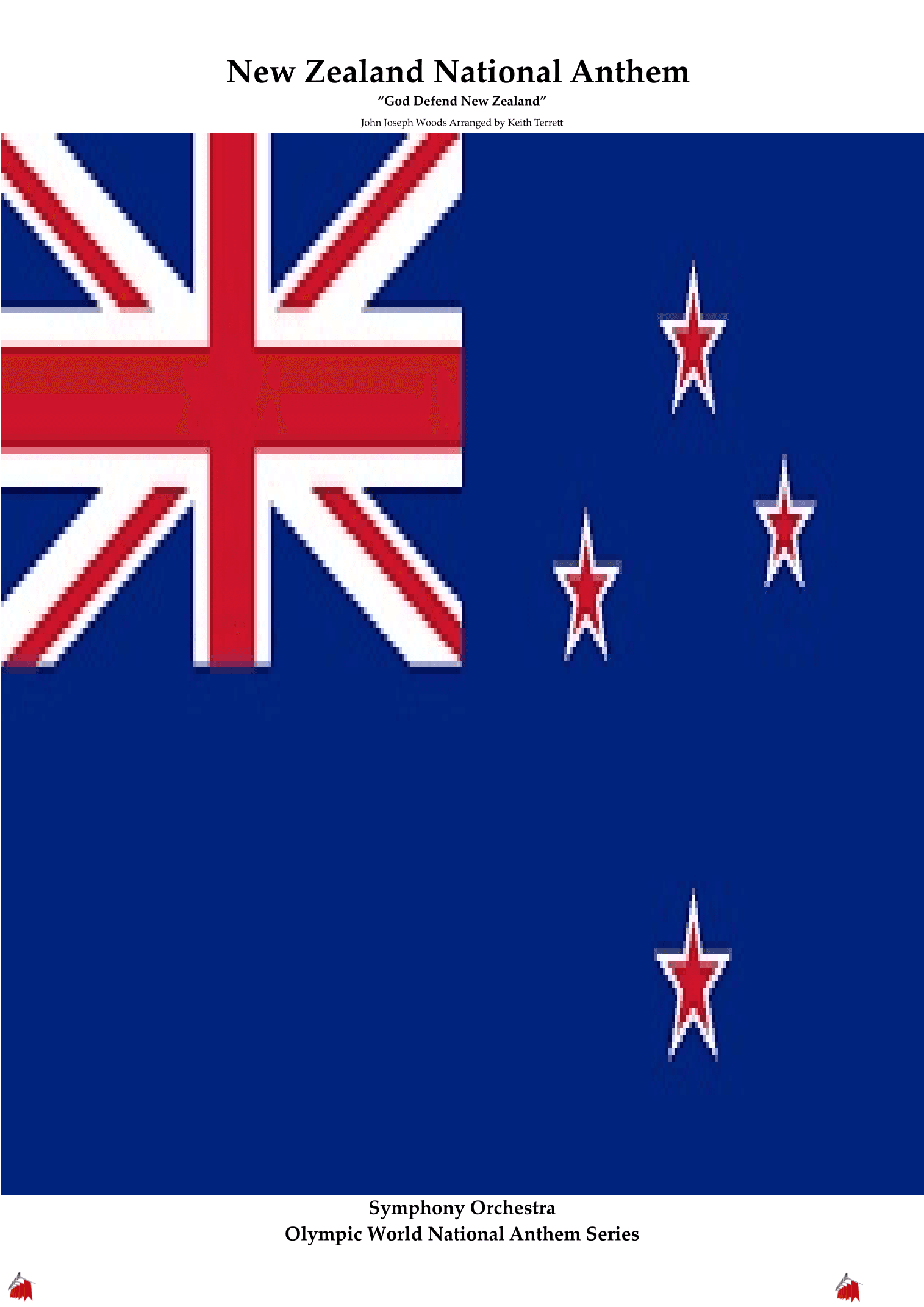 New Zealand National Anthem for Symphony Orchestra (arr. Keith Terrett)