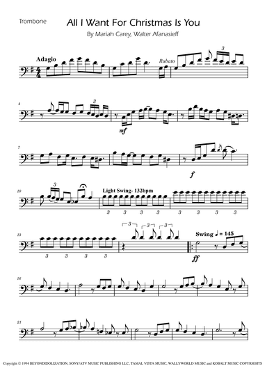 All I Want For Christmas Is You (arr. Ygor Nunes)