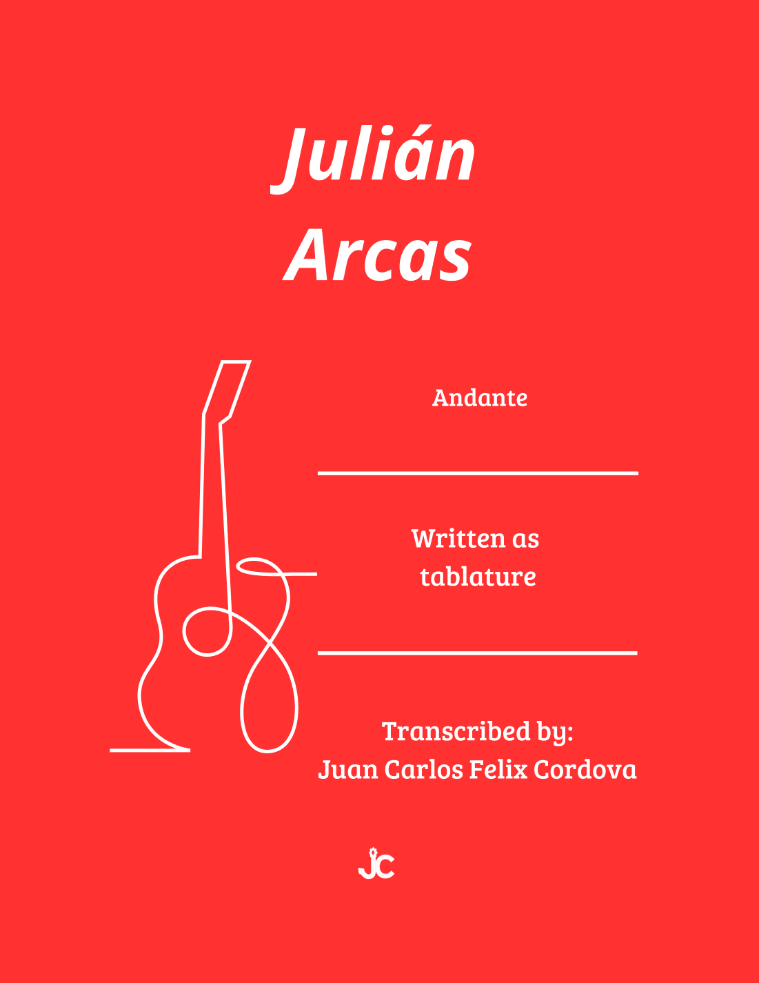 Andante (Tab) (arr. Juan Carlos Felix Cordova)