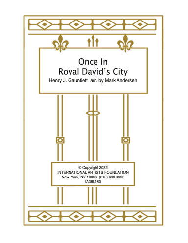 Once in Royal David's City for organ arr. by Mark Andersen (arr. Mark Andersen)