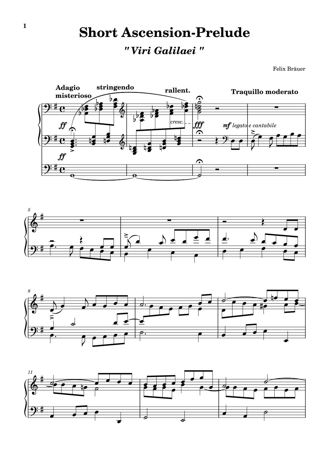 Short Ascension-Prelude