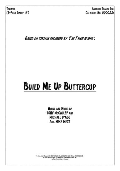 Build Me Up, Buttercup (arr. Mike West)