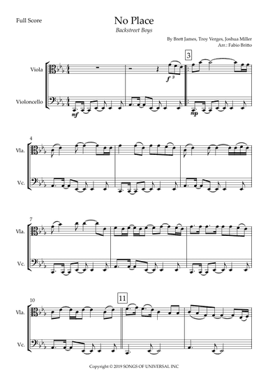 No Place (arr. Fabio Britto)