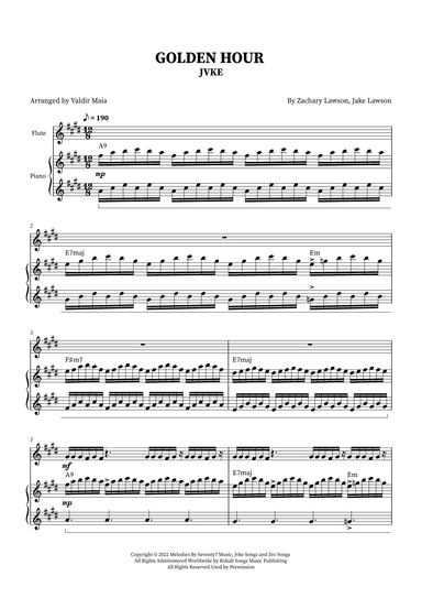 Golden Hour (arr. Valdir Maia)
