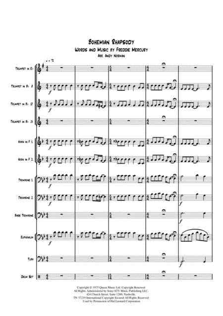 Bohemian Rhapsody (arr. Andy Norman)