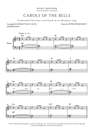 Carol Of The Bells (arr. Danilo "Daca" Alves)