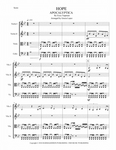 Hope (arr. Gre Lopez)