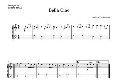 Bella Ciao (arr. Tobiáš Malý)