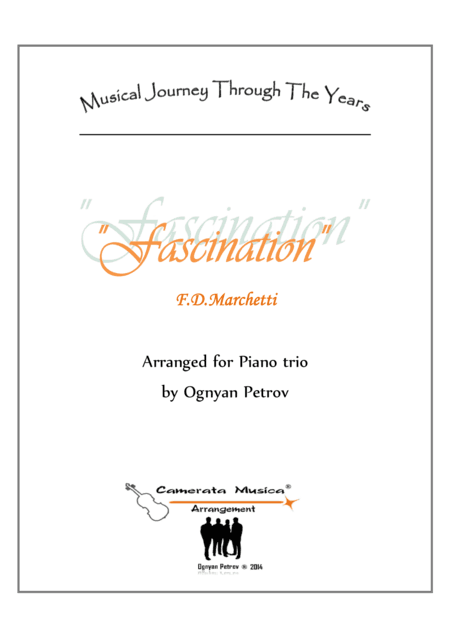 Fascination Waltz Arranged for Piano trio (arr. Ognyan Petrov)