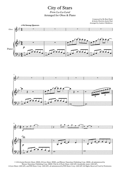 City Of Stars (arr. Andrew Middleton)