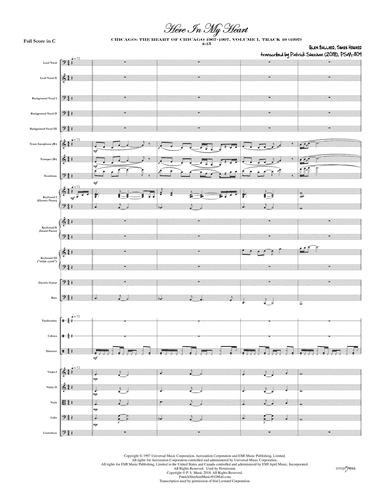 Here In My Heart (arr. Patrick Sheehan)