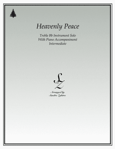 Heavenly Peace (treble Bb instrument solo) (arr. Sandra Zylstra)