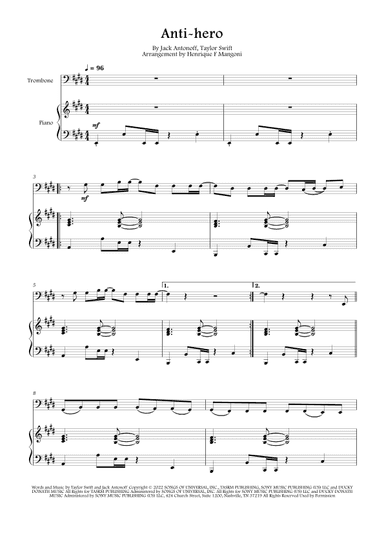 Anti-hero (arr. Henrique F Mangoni)
