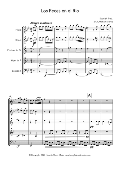 Los Peces en el Río (arr. Christian Morris)