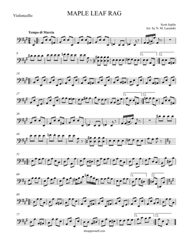 Maple Leaf Rag (arr. Nick Lacanski)