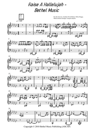 Raise A Hallelujah (arr. BY EZEQUIEL EDIÇÕES)