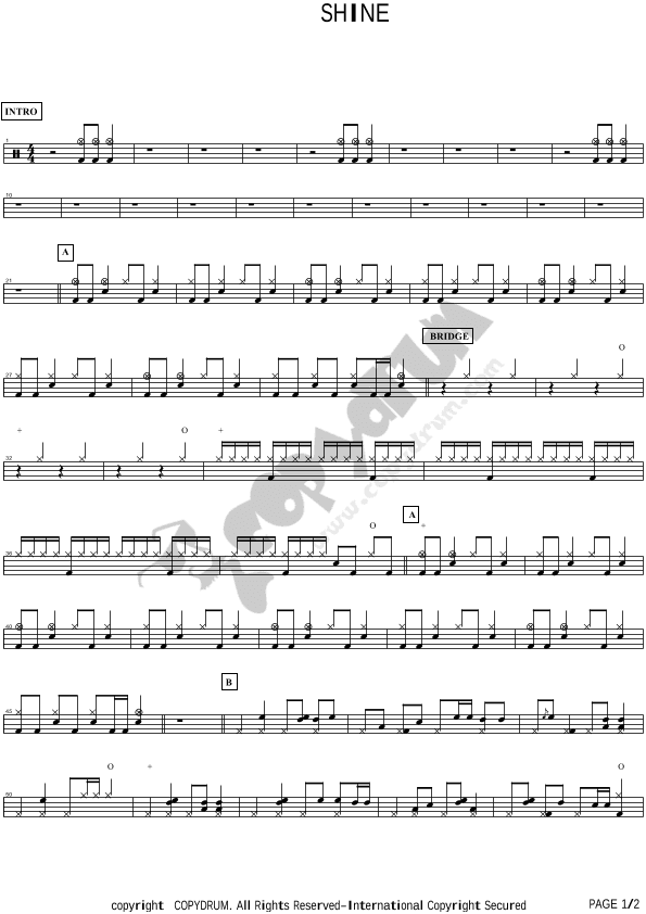 Shine (arr. COPYDRUM)