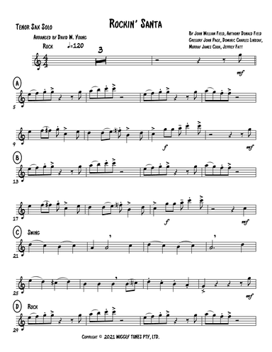 Rockin' Santa (arr. David W. Young)
