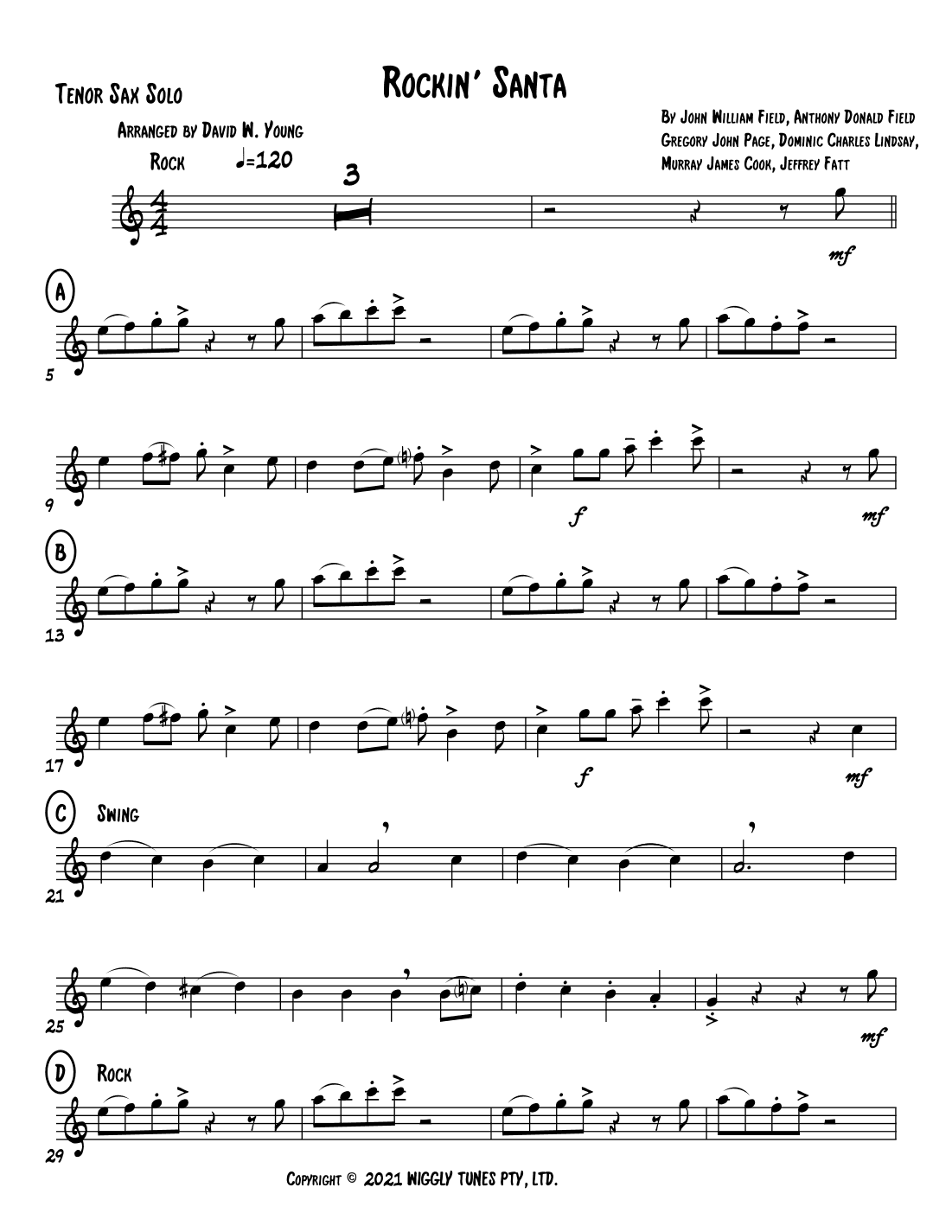 Rockin' Santa (arr. David W. Young)