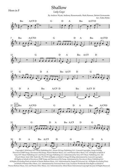 Shallow (arr. Fabio Britto)