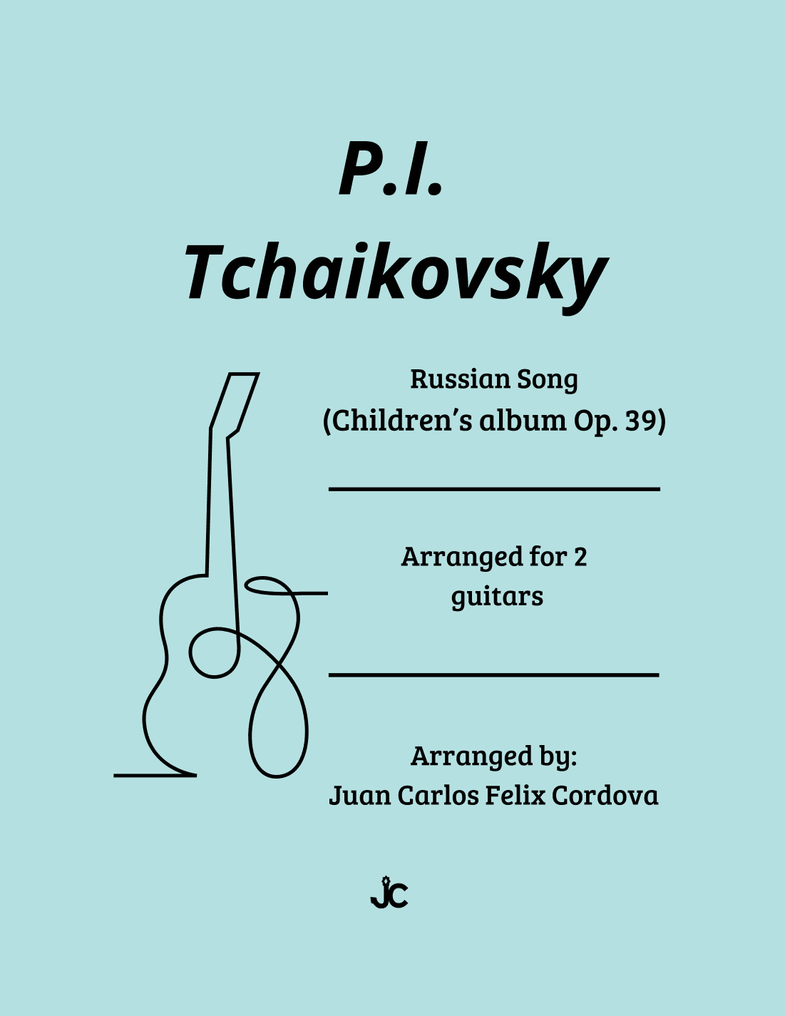 Russian song for 2 guitars (arr. Juan Carlos Felix Cordova)